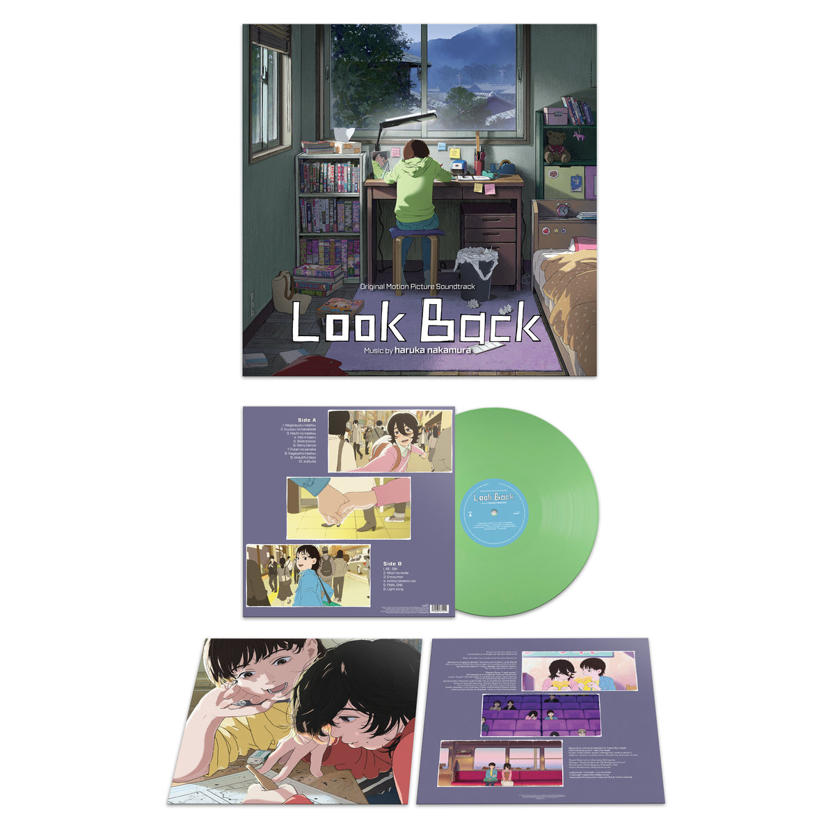 HARUKA NAKAMURA - LOOK BACK - ORIGINAL SOUNDTRACK - LIMITED EDITION OPAQUE SPRING GREEN VINYL LP - PRE ORDER OUT 15TH JANUARY 2027
