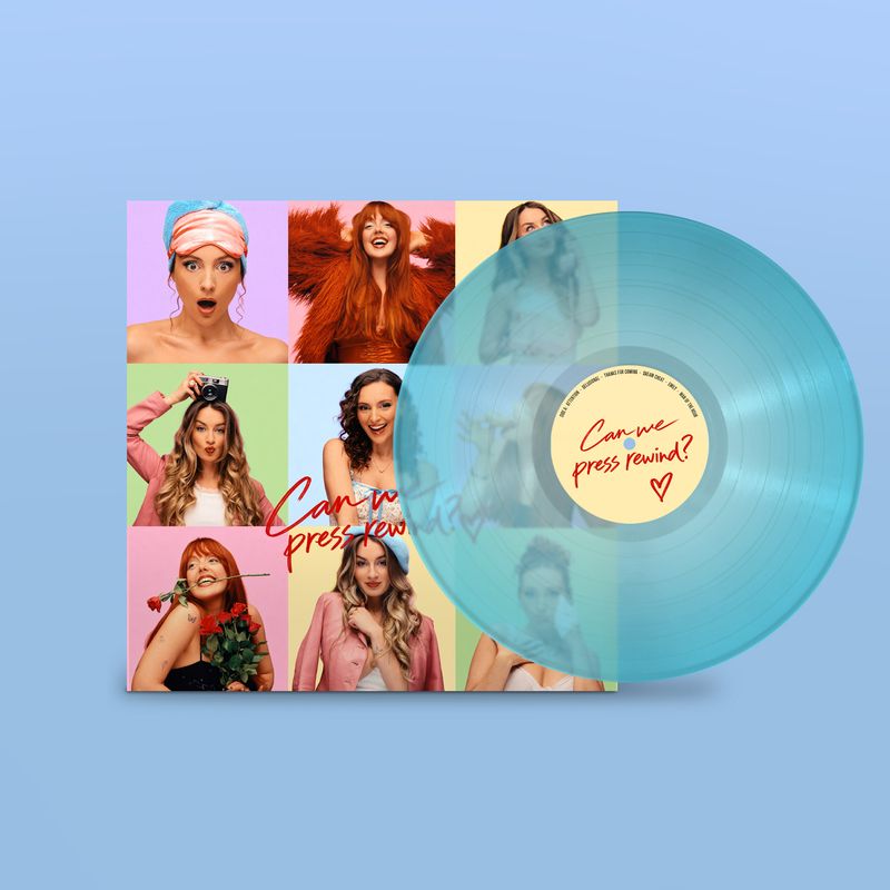 REMEMBER MONDAY - CAN WE PRESS REWIND - LIMITED EDITON TRANSPARENT BLUE VINYL LP - PRE ORDER OUT 29TH JANUARY 2027