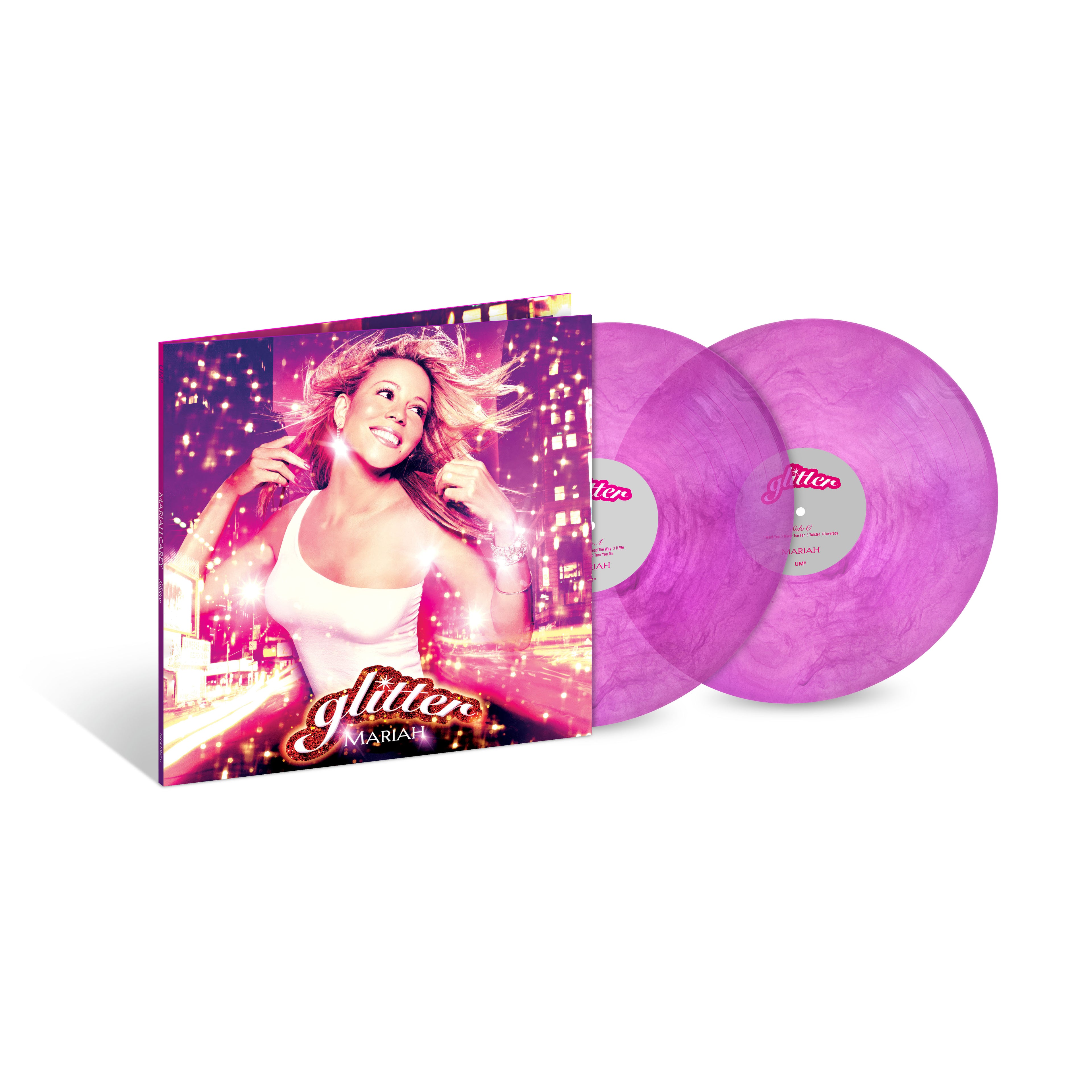 MARIAH CAREY - GLITTER 25TH ANNIVERSARY - LIMITED EDITION MIDNIGHT PURPLE 2LP VINYL