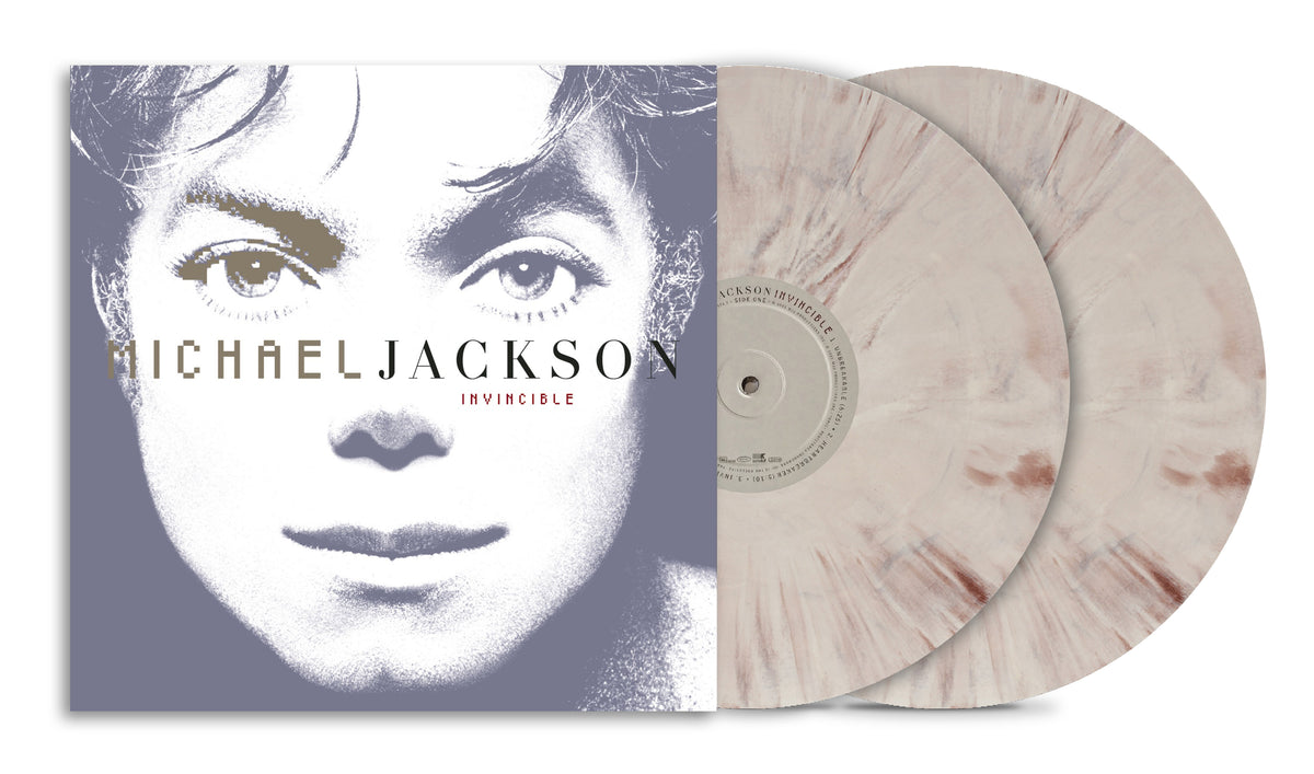MICHAEL JACKSON - INVINCIBLE - LIMITED EDITION STONE GREY MARBLE VINYL 2LP - NATIONAL ALBUM DAY TITLE - PRE ORDER OUT SATURDAY 17TH OCT 2026