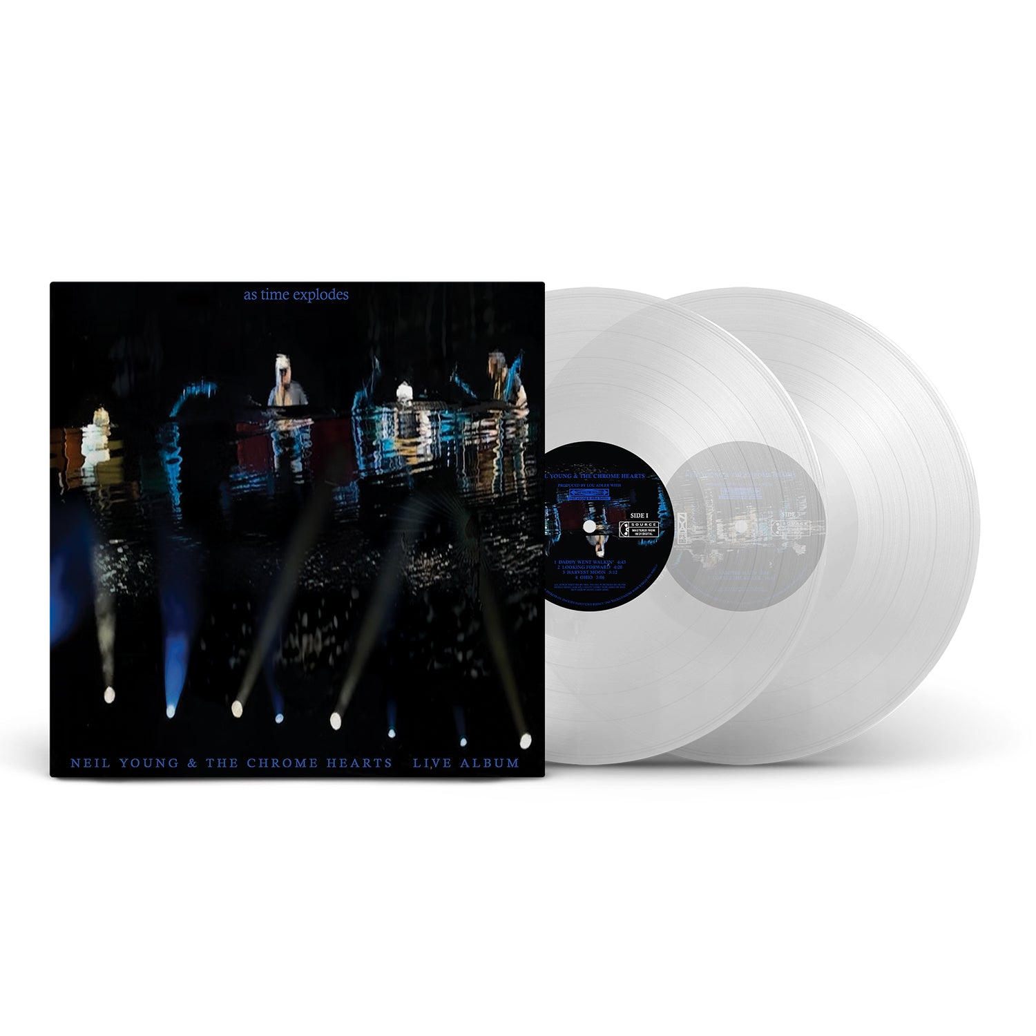 NEIL YOUNG & THE CHROME HEARTS - AS TIME EXPLODES - LIMITED EDITION CLEAR VINYL 2LP RSD2026