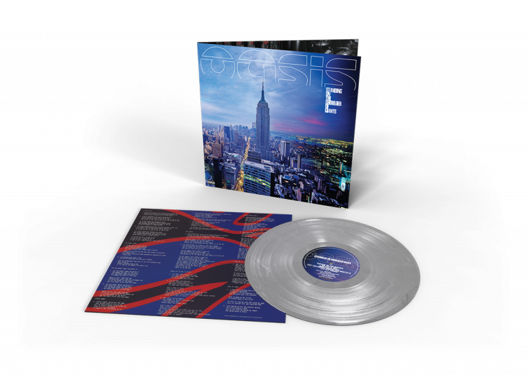 OASIS - STANDING ON THE SHOULDERS OF GIANTS - LIMITED EDITION 25TH ANNIVERSARY SILVER VINYL LP