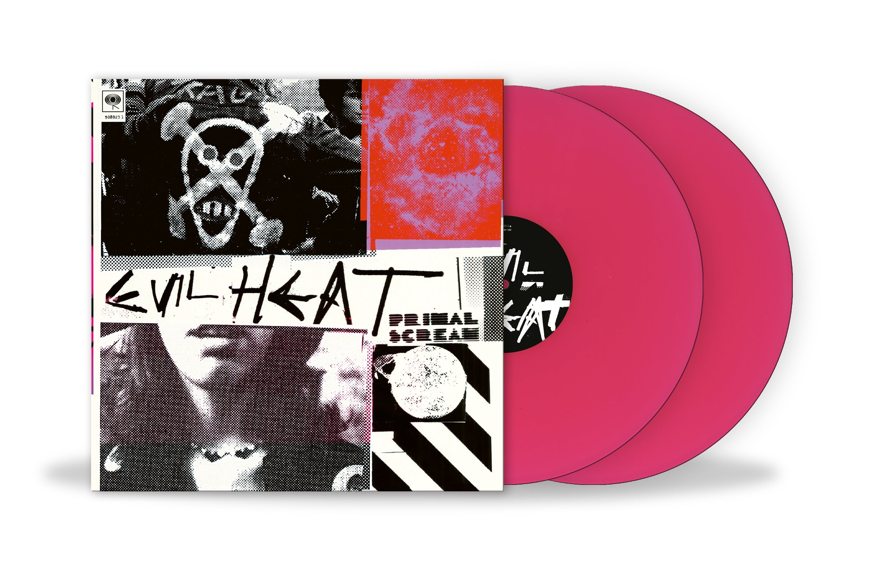 PRIMAL SCREAM - EVIL HEAT - LIMITED EDITION PINK VINYL 2LP