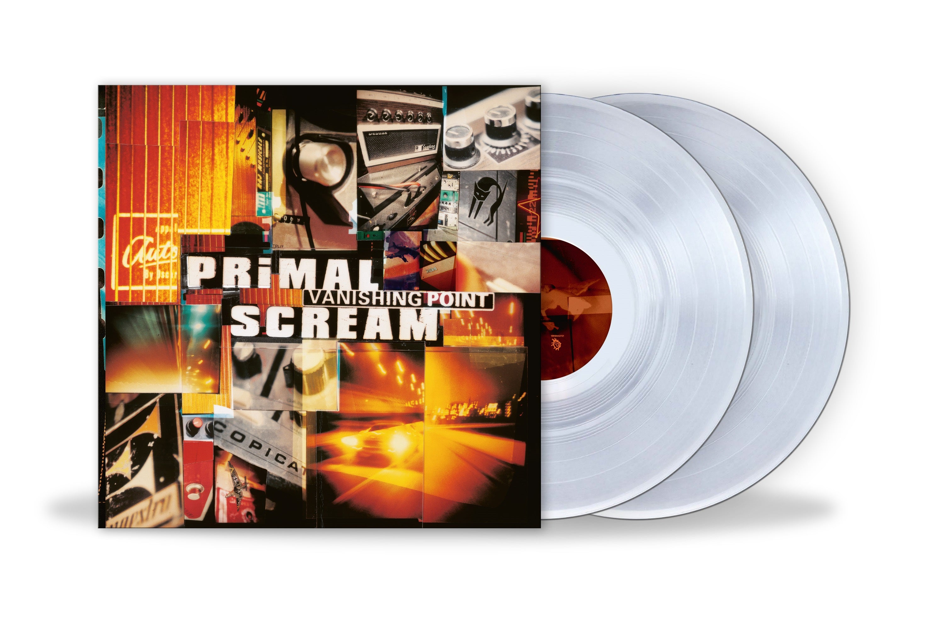 PRIMAL SCREAM - VANISHING POINT - LIMITED EDITION CLEAR VINYL 2LP