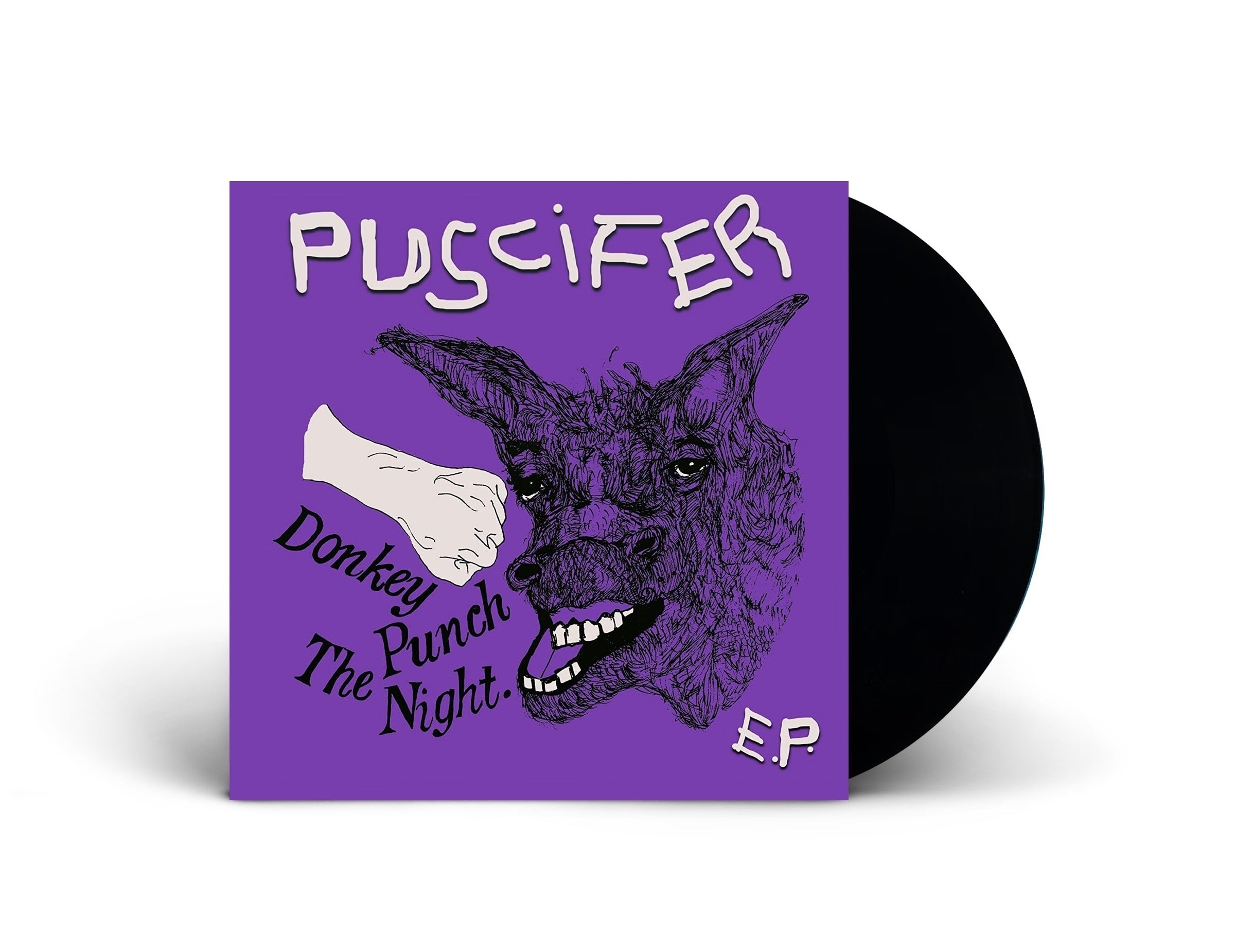 PUSCIFER - DONKEY PUNCH THE NIGHT EP - LIMITED EDITION BLACK VINYL