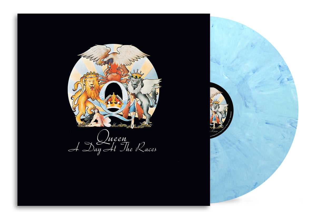 QUEEN - A DAY AT THE RACES (50TH ANNIVERSARY) - LIMITED EDITION BLUE MARBLE VINYL LP - PRE ORDER OUT 11TH DECEMBER 2026T