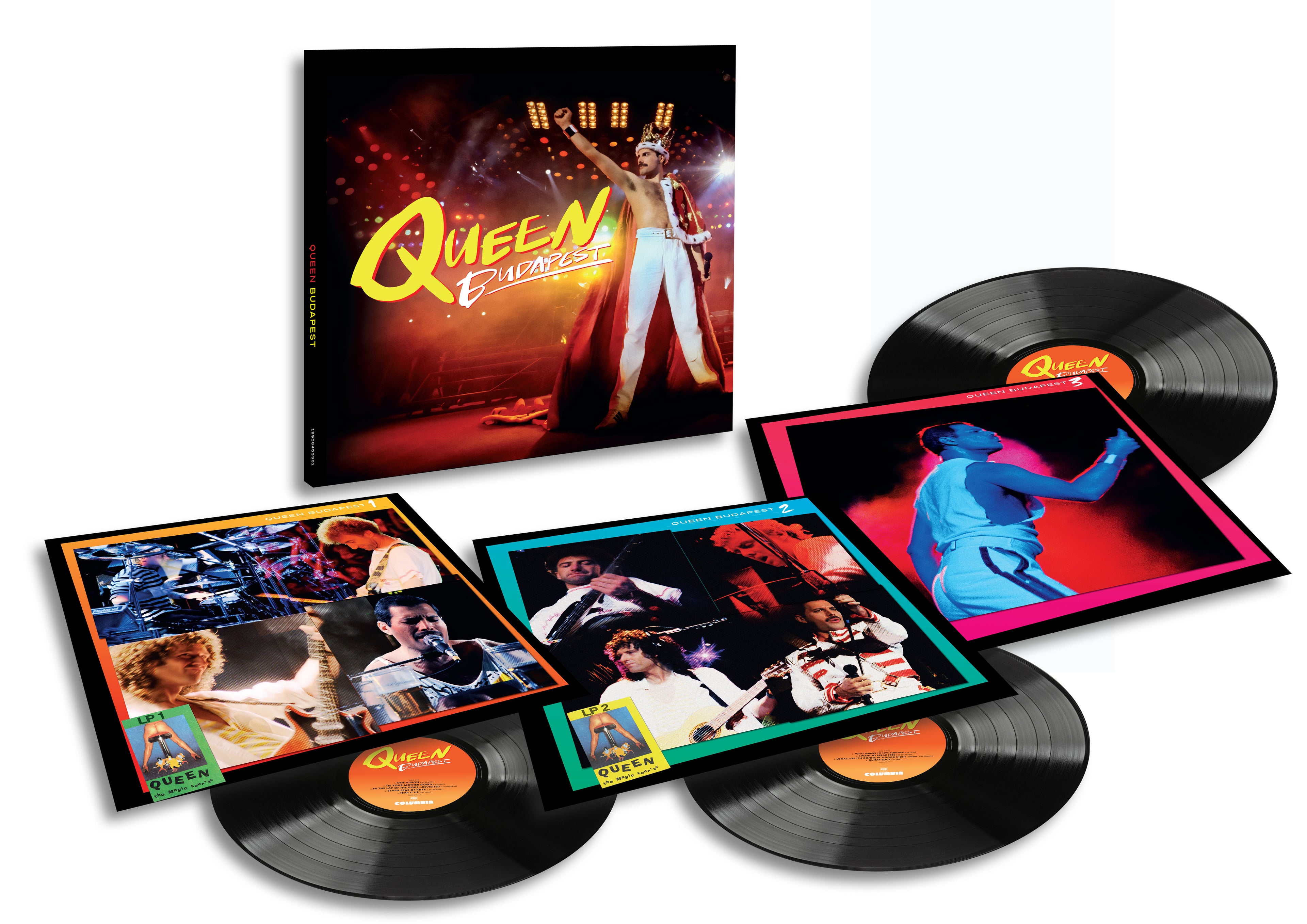 QUEEN - QUEEN BUDAPEST - TRIPLE BLACK VINYL 3LP - AVAILABLE ON VINYL FOR THE FIRST TIME!