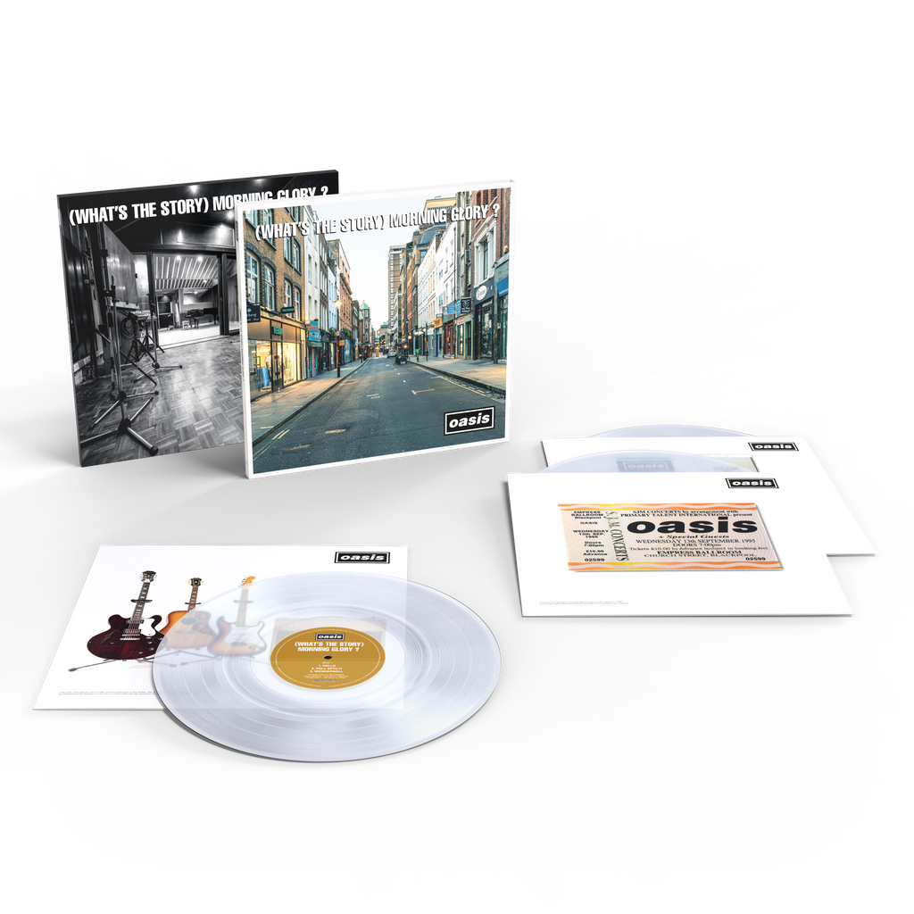 Oasis - (What's The Story) Morning Glory - 30th Anniversary Deluxe Edition 3LP 'Cast No Shadow' Crystal Clear Vinyl