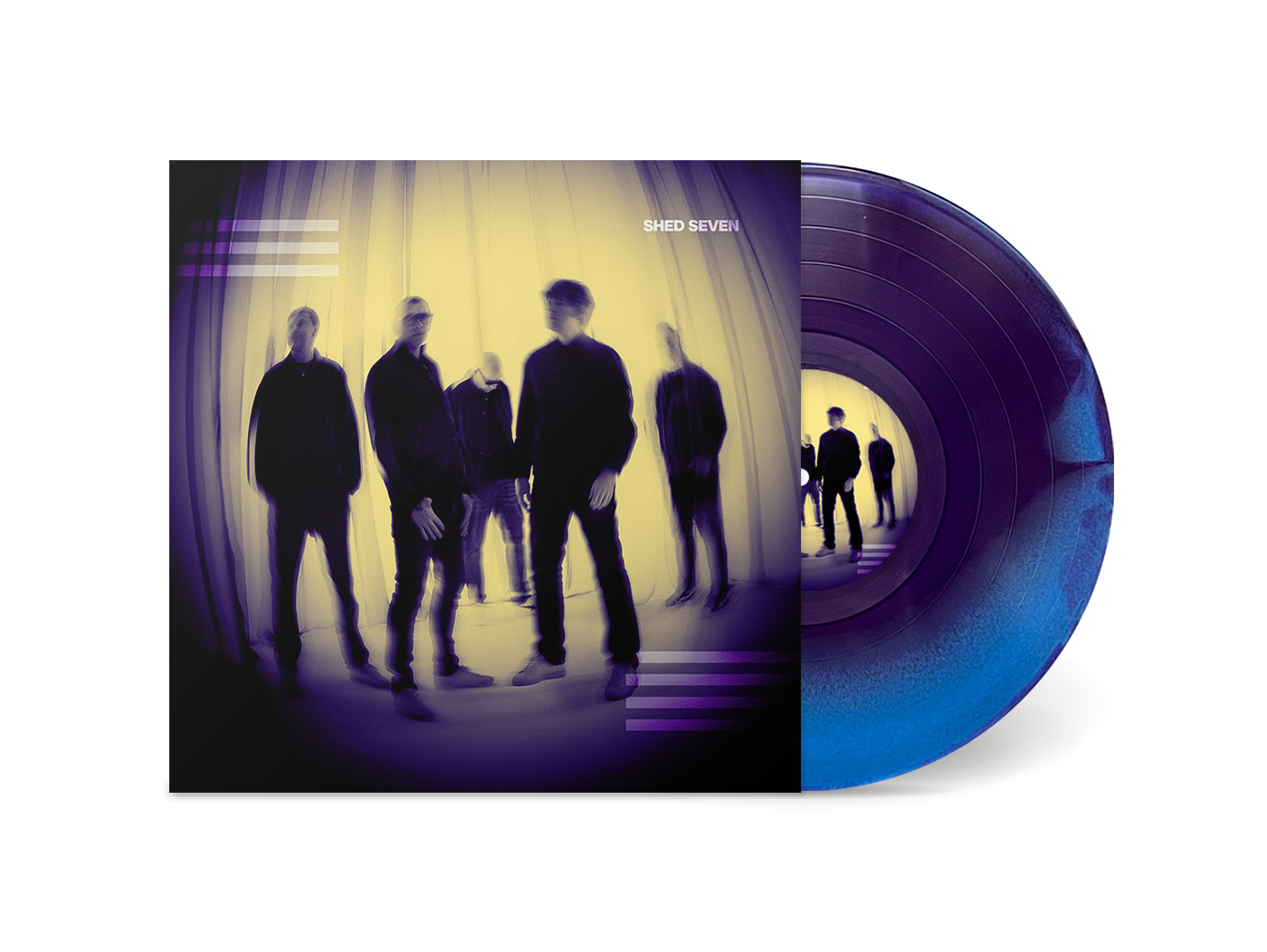 SHED SEVEN - SHED SEVEN - LIMITED INDIES ONLY PURPLE & BLUE SWIRL VINYL EDITION LP
