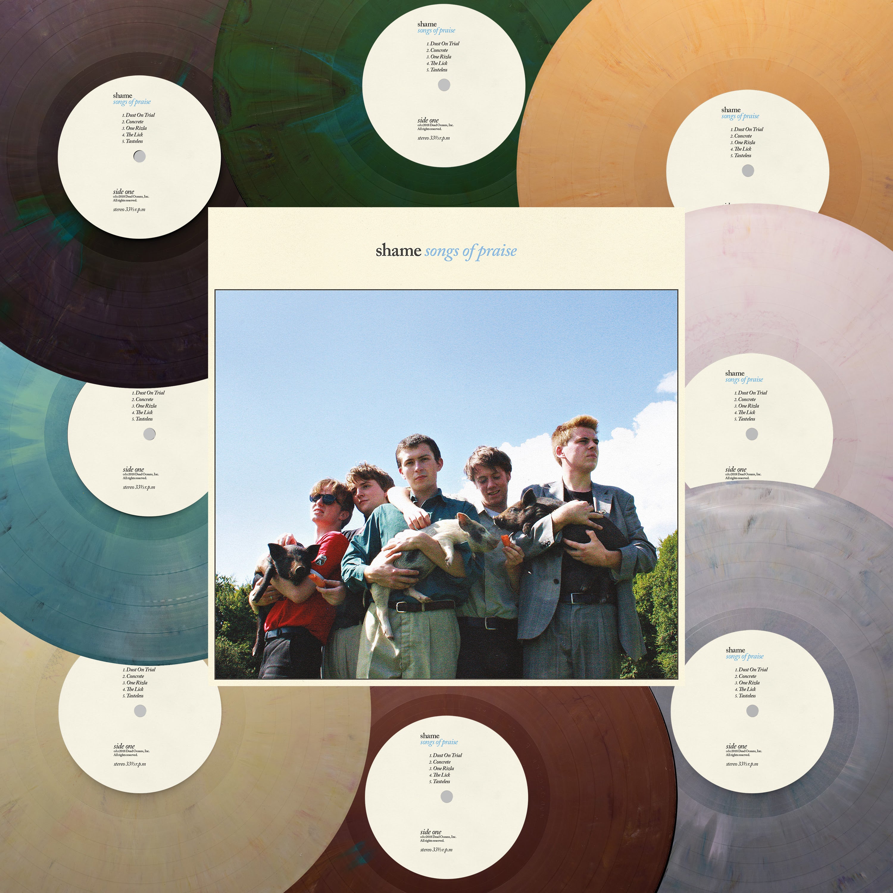 SHAME - SONGS OF PRAISE - REVINYL EDITION - RANDOM COLOUR ECO MIX VINYL LP
