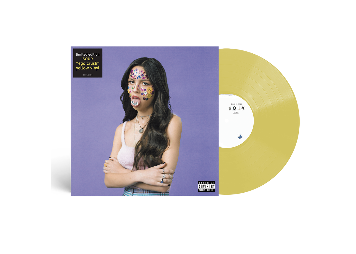 OLIVIA RODRIGO - SOUR - LIMITED EDITION EGO CRUSH YELLOW VINYL - PRE ORDER OUT 20TH NOVEMBER 2026
