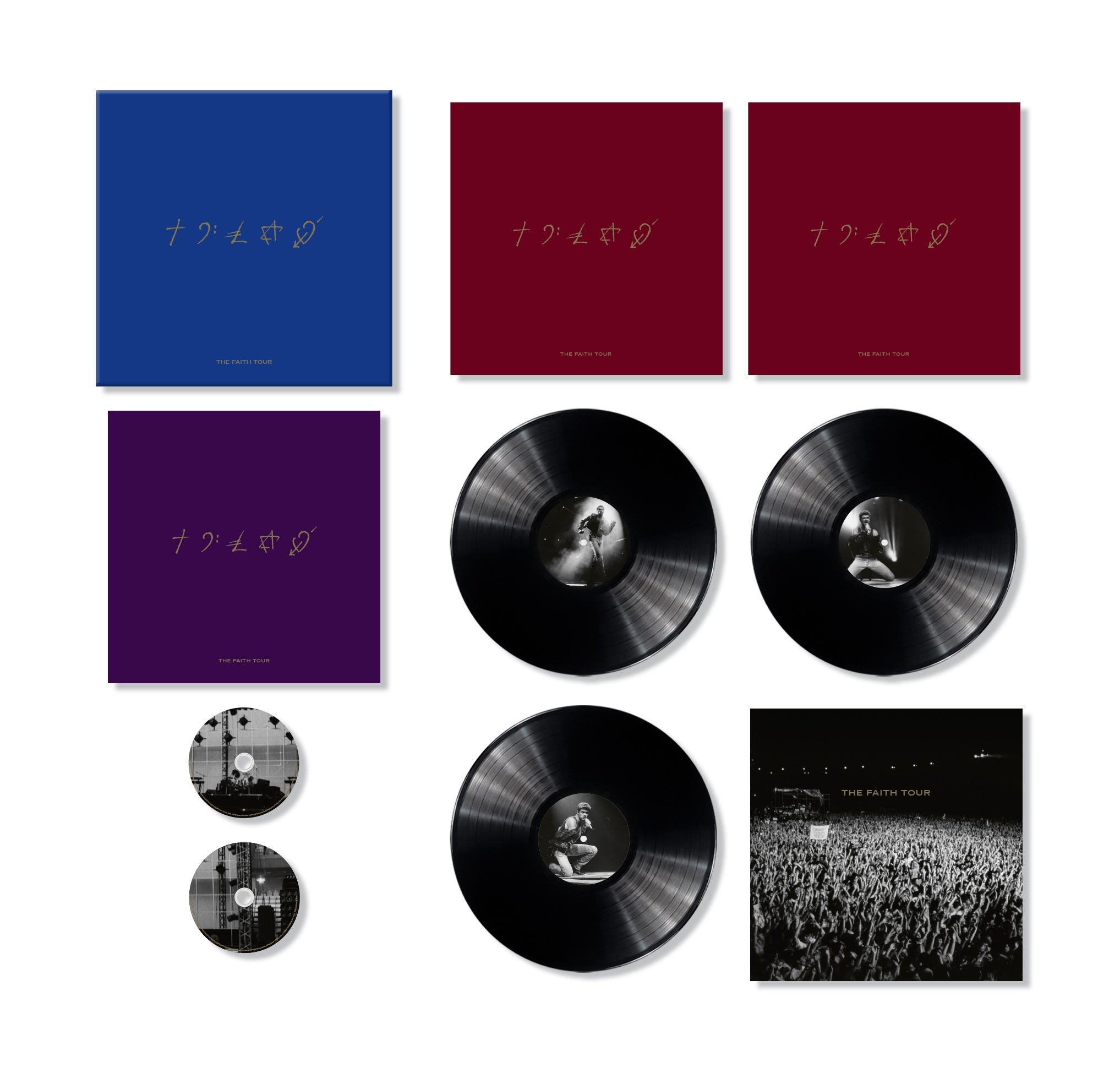 GEORGE MICHAEL - THE FAITH TOUR - LIMITED EDITION 2CD/3LP VINYL DELUXE BOX SET