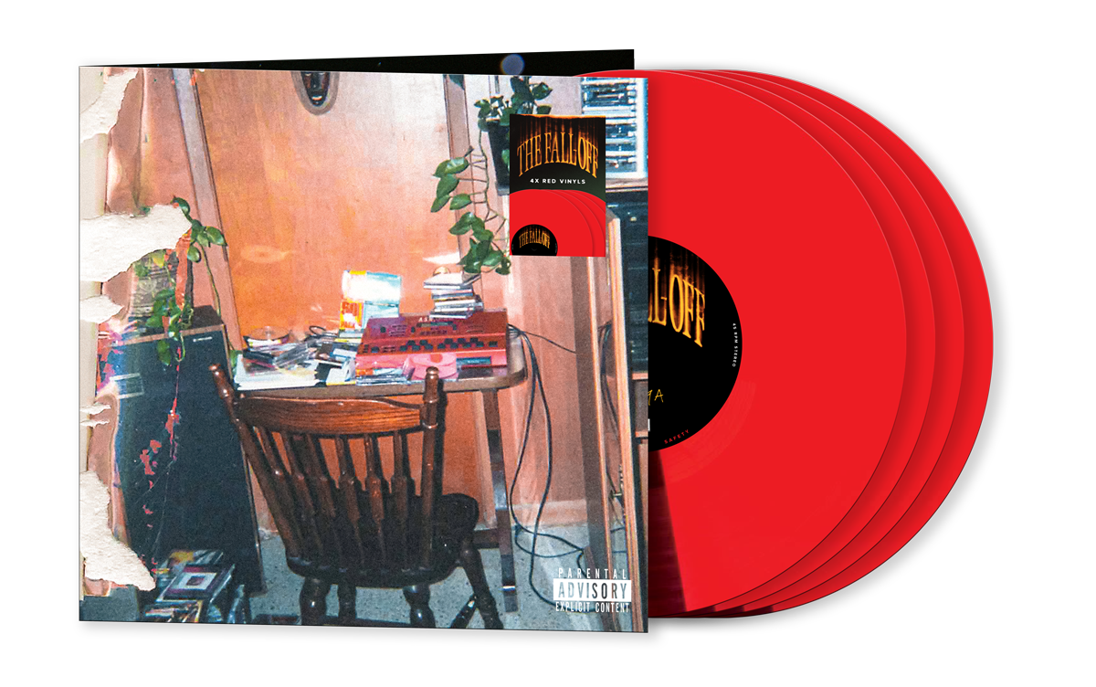 J COLE - THE FALL-OFF - LIMITED EDITION RED 4LP VINYL