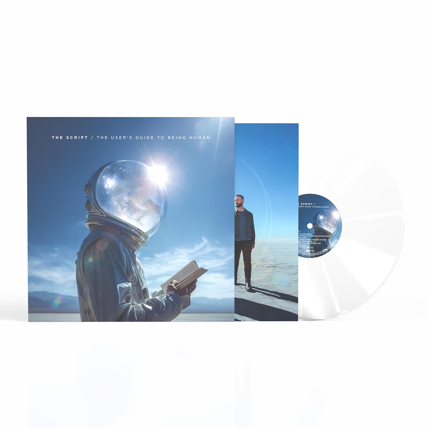 THE SCRIPT - THE USER'S GUIDE TO BEING HUMAN - TRANSPARENT CLEAR VINYL LP