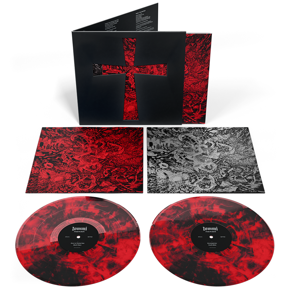TONY IOMMI (BLACK SABBATH) - FROM THE DARK - INDIE EXCLUSIVE RED & BLACK MARBLE 2LP VINYL