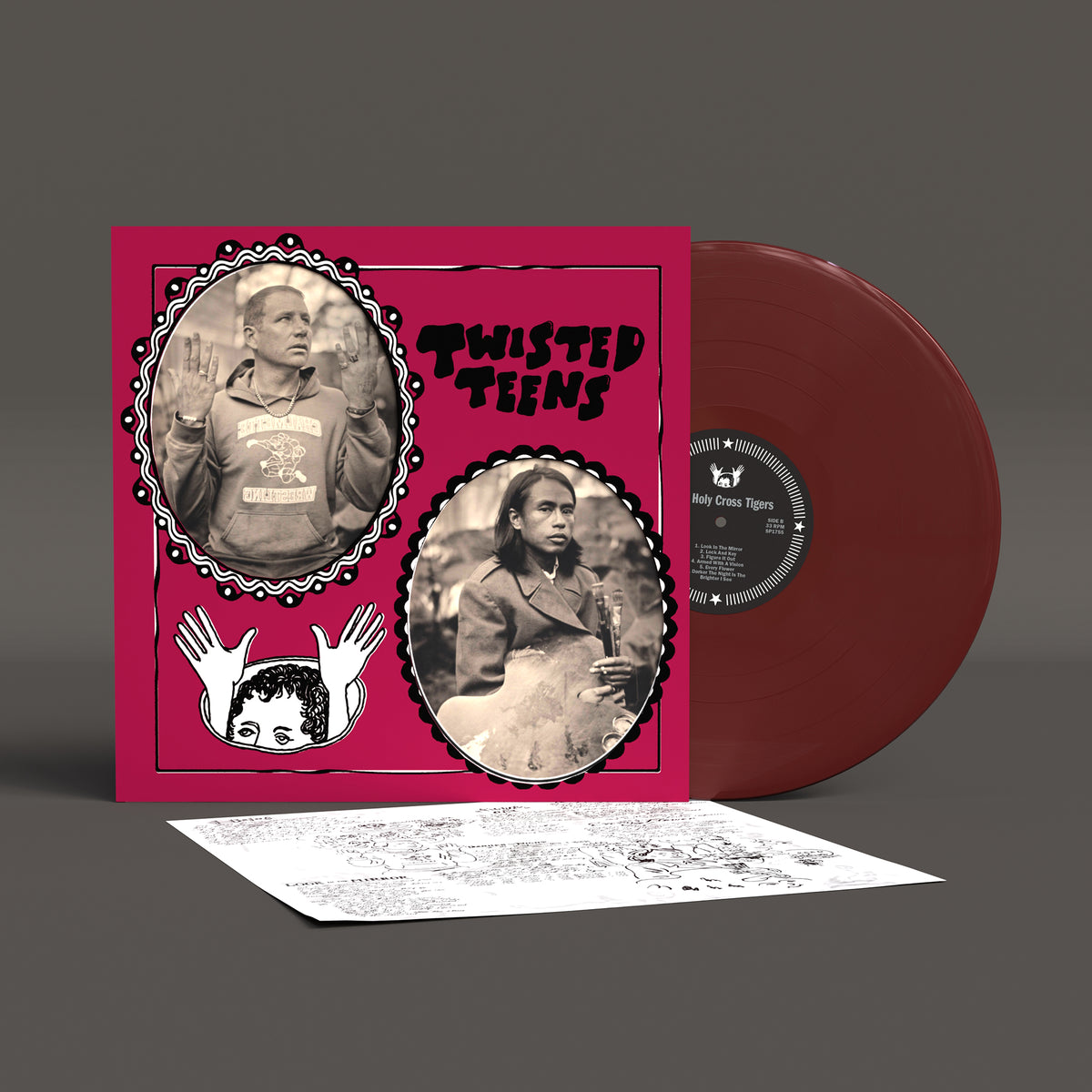TWISTED TEENS - THE HOLY CROSS TIGERS - LOSER EDITION MAROON VINYL LP - PRE ORDER OUT 6TH NOV 2026