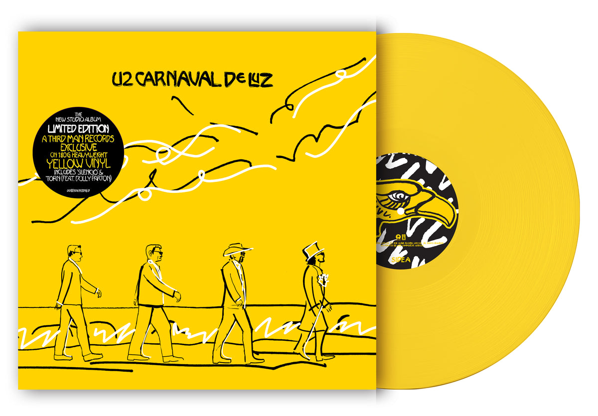 U2 - CARNAVALE DE LUZ - LIMITED EDITION THIRD MAN RECORDS - YELLOW VINYL LP - PRE ORDER OUT - 13TH NOVEMBER 2026