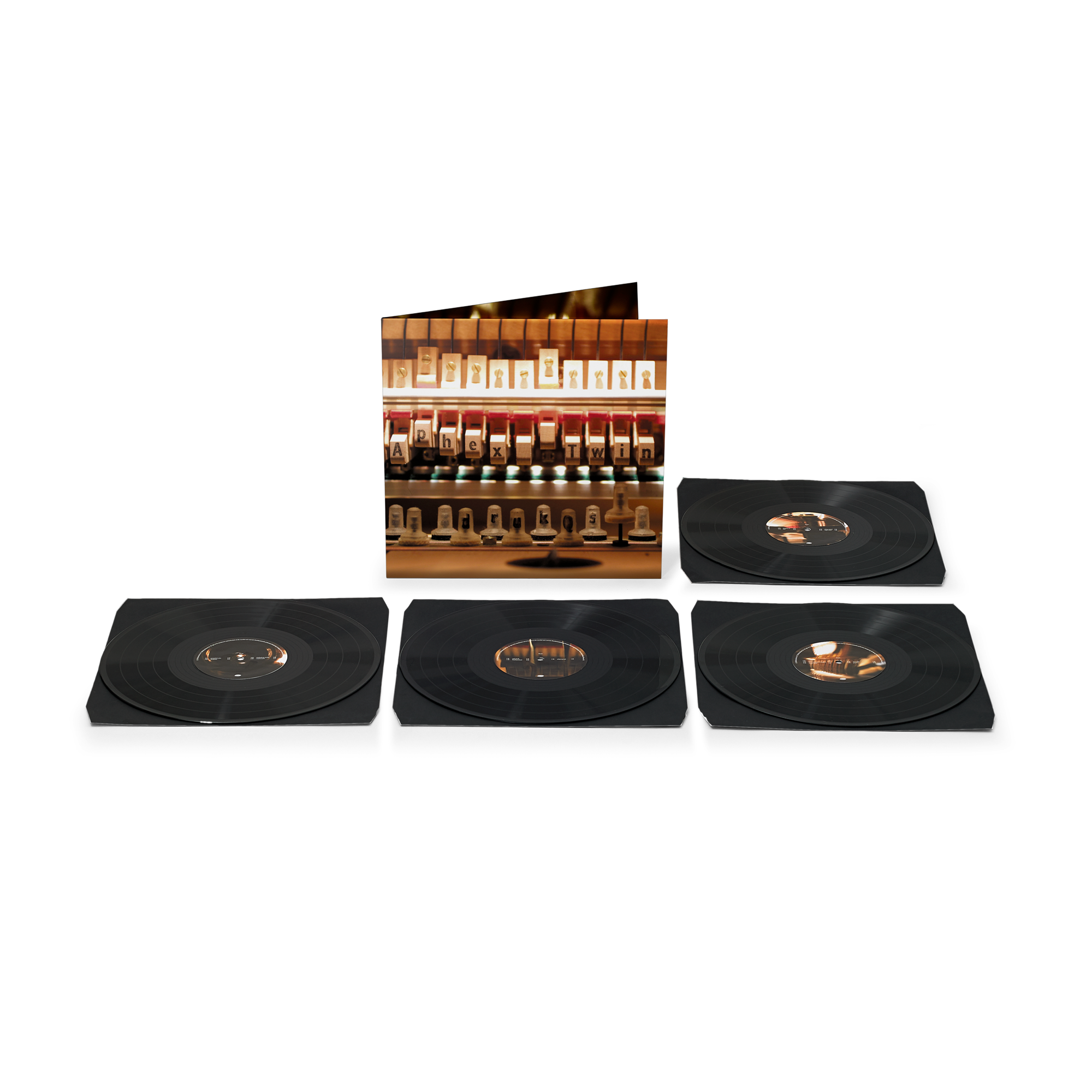 APHEX TWIN - DRUKQS 25TH ANNIVERSARY EDITION - 4LP BLACK VINYL