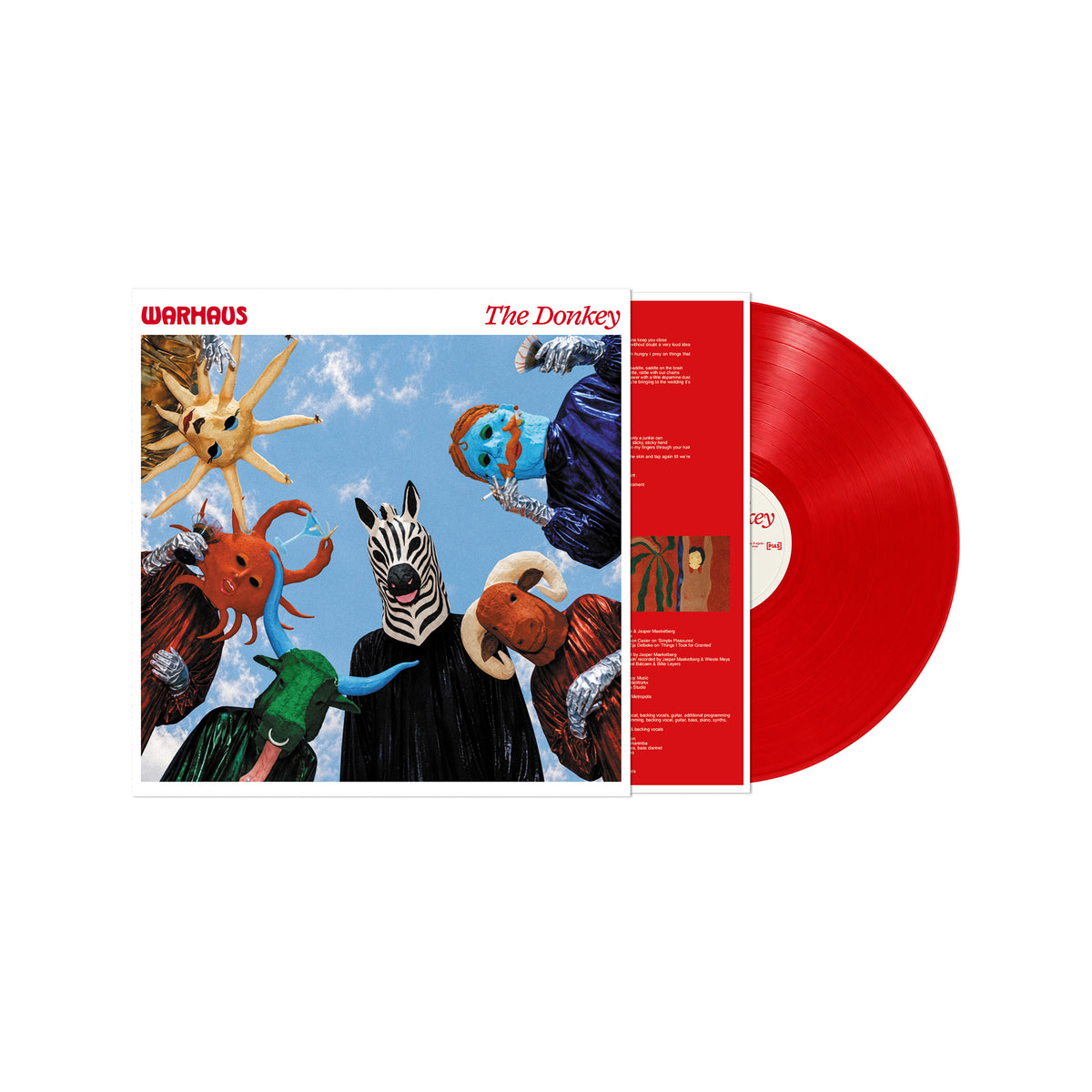 WARHAUS - THE DONKEY - LIMITED EDITION RED VINYL LP - PRE ORDER OUT 15TH JAN 2027