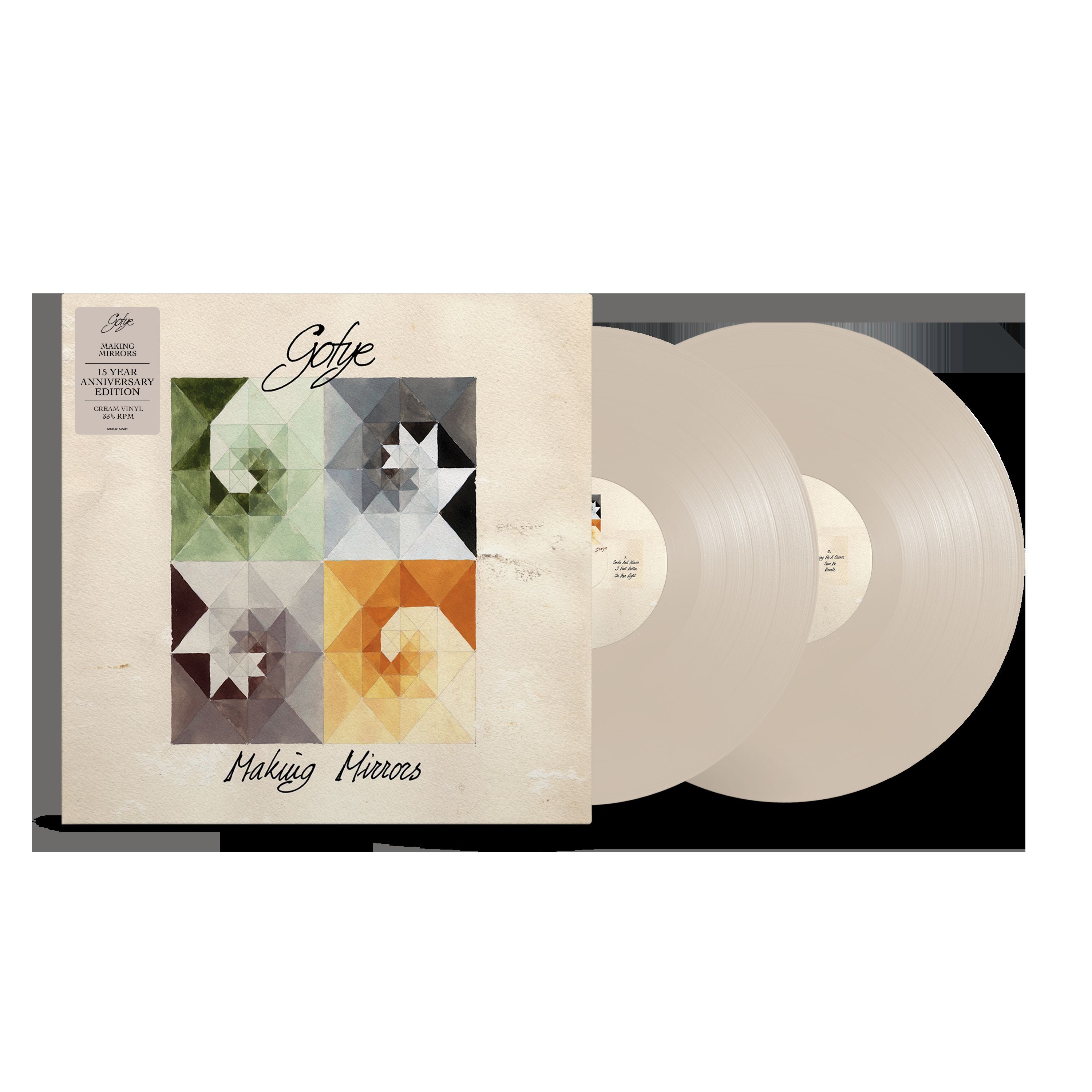 GOTYE - MAKING MIRRORS 15TH ANNIVERSARY - LIMITED EDITION CREAM COLOUR VINYL 2LP