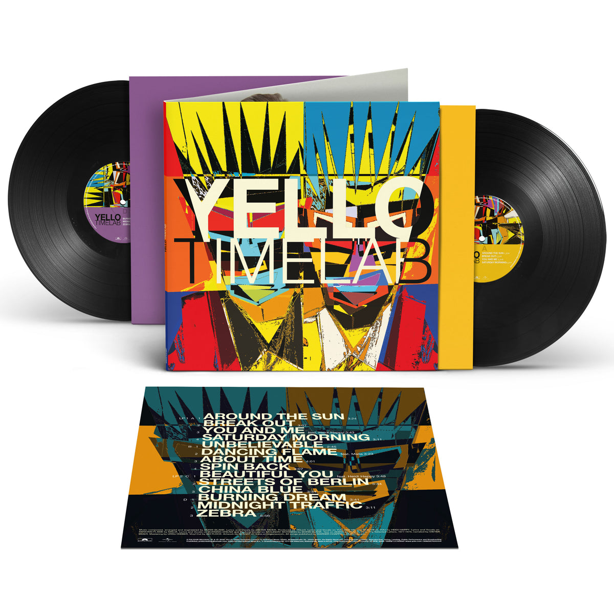 YELLO - TIME LAB - BLACK 2LP DOUBLE VINYL - PRE ORDER OUT 30TH OCT 2026