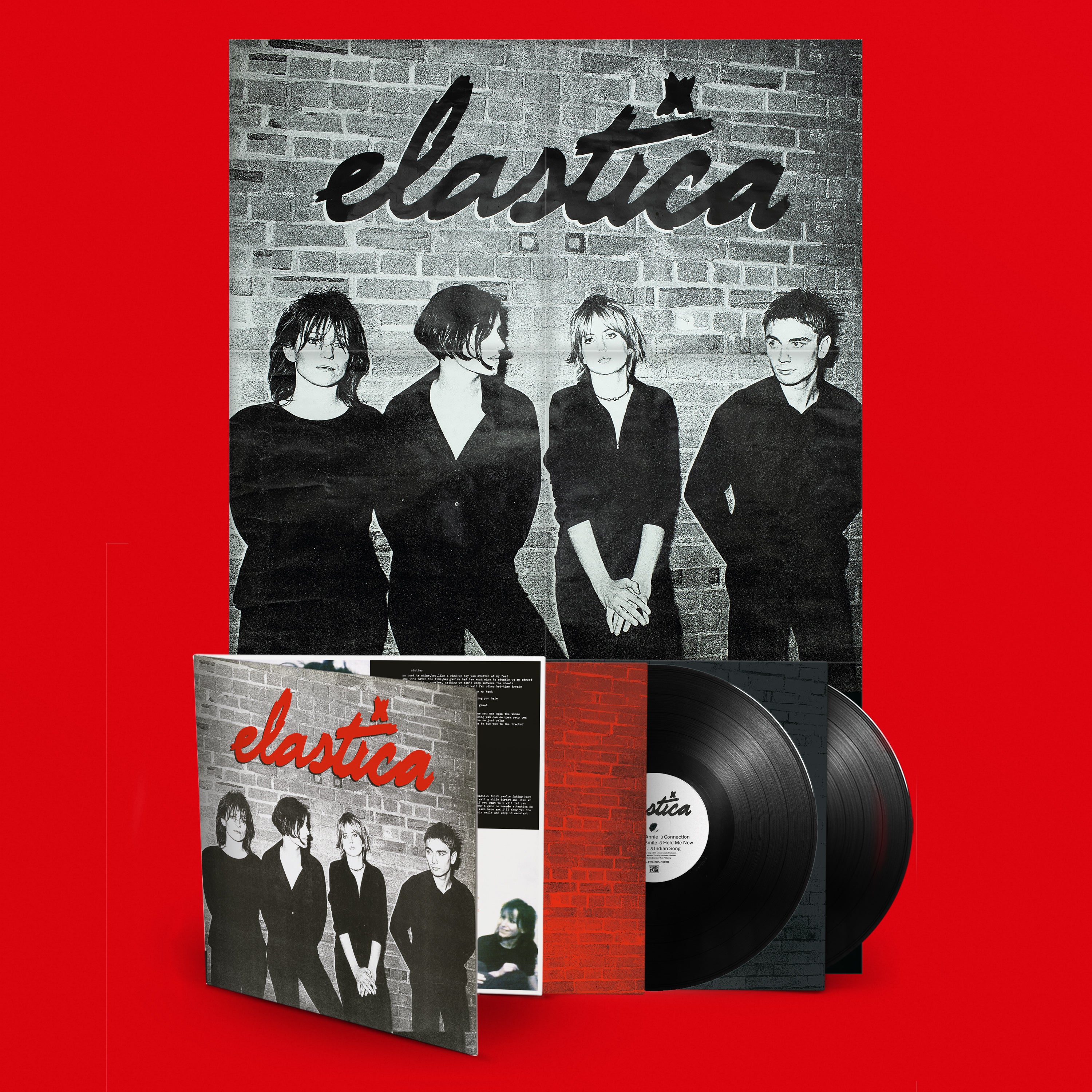 ELASTICA - ELASTICA - DELUXE EDITION 2LP BLACK VINYL - INCLUDES ORIGINAL BAND POSTER