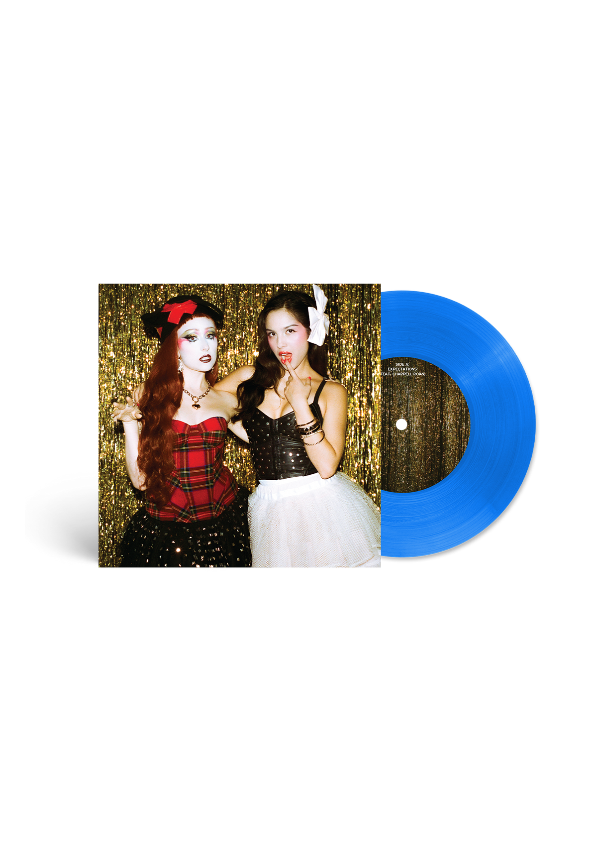 OLIVIA RODRIGO FEAT CHAPPELL ROAN - EXPECTATIONS - LIMITED EDITION  BLUE 7" VINYL - PRE ORDER OUT 23RD OCTOBER 2026