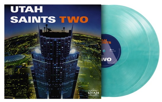 UTAH SAINTS - TWO - LIMITED EDITION NUMBERED CLEAR & TURQUOISE MARBLED 2LP VINYL