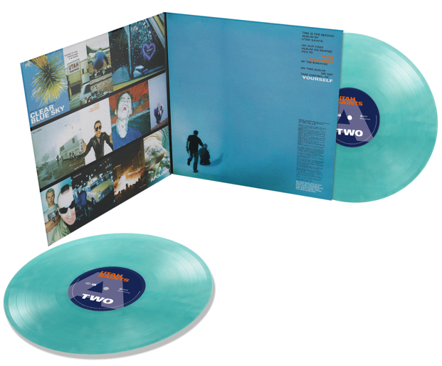 UTAH SAINTS - TWO - LIMITED EDITION NUMBERED CLEAR & TURQUOISE MARBLED 2LP VINYL