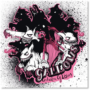 GALLOWS - ORCHESTRA OF WOLVES - INDIES EXCLUSIVE PINK & BLACK SPLATTER VINYL LP - PRE ORDER OUT 6TH NOV 2026