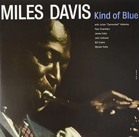 MILES DAVIS - KIND OF BLUE - BLACK VINYL LP REISSUE STEREO