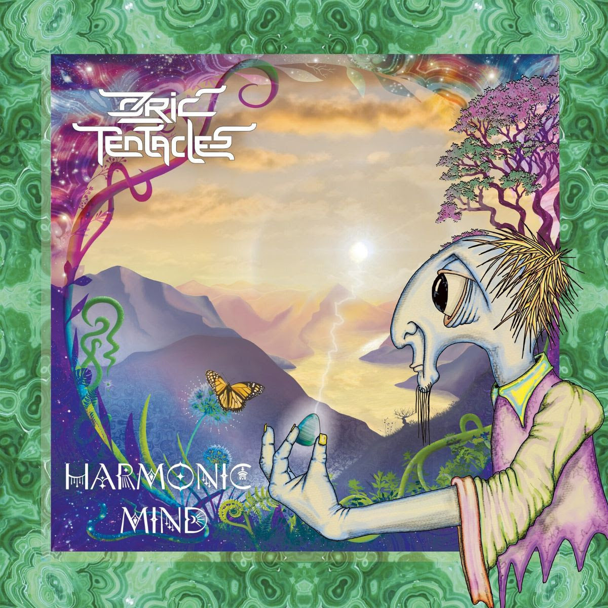 OZRIC TENTACLES - HARMONIC MIND - LIMITED EDITION INDIES ONLY TRANSLUCENT BLUE VINYL LP